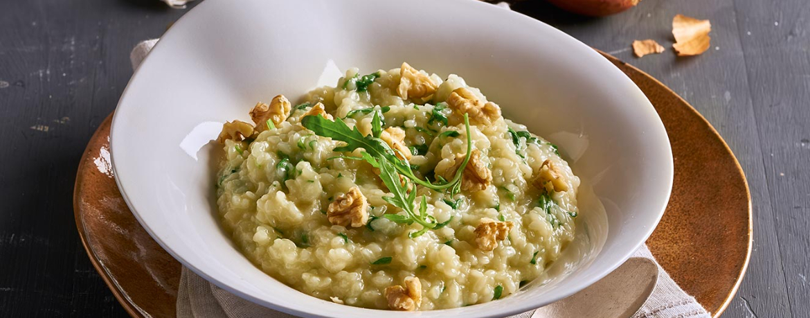 Rucolarisotto mit Ziegenfrischkäse für 4 Personen von lidl-kochen.de