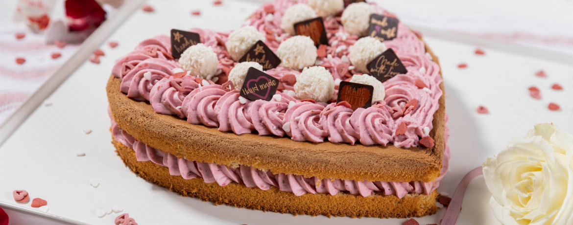 Herz-Torte zum Valentinstag - Rezept | LIDL Kochen