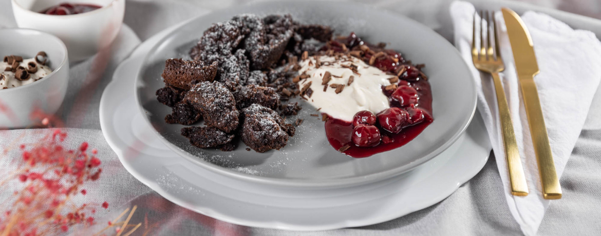 Schokoladen Kaiserschmarrn mit Kirschen für 4 Personen von lidl-kochen.de