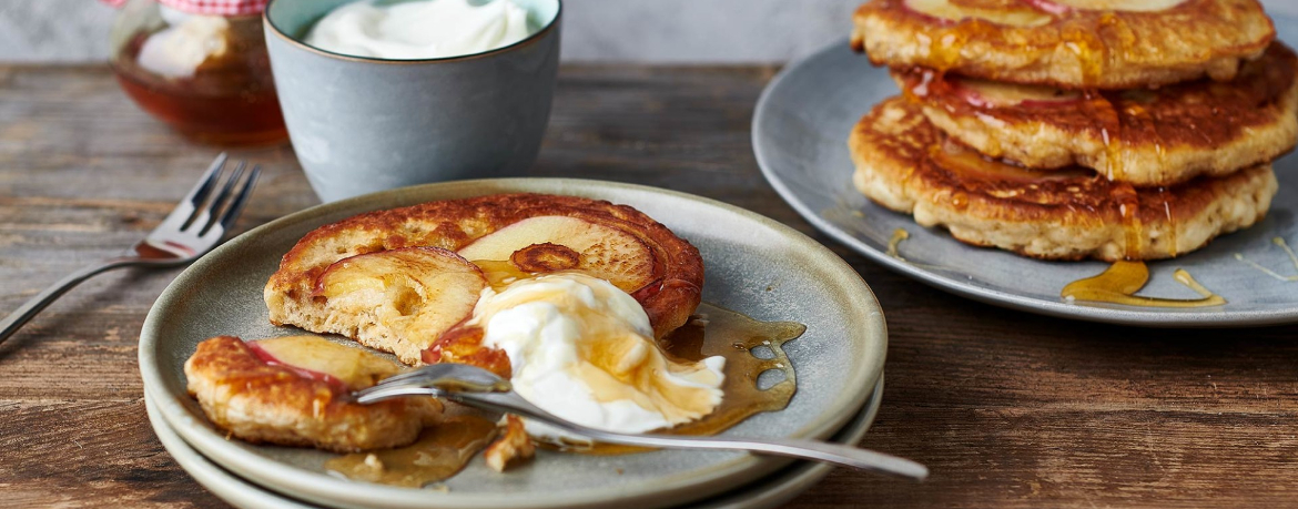 Apfel-Hafer-Pancakes mit Quark für 4 Personen von lidl-kochen.de