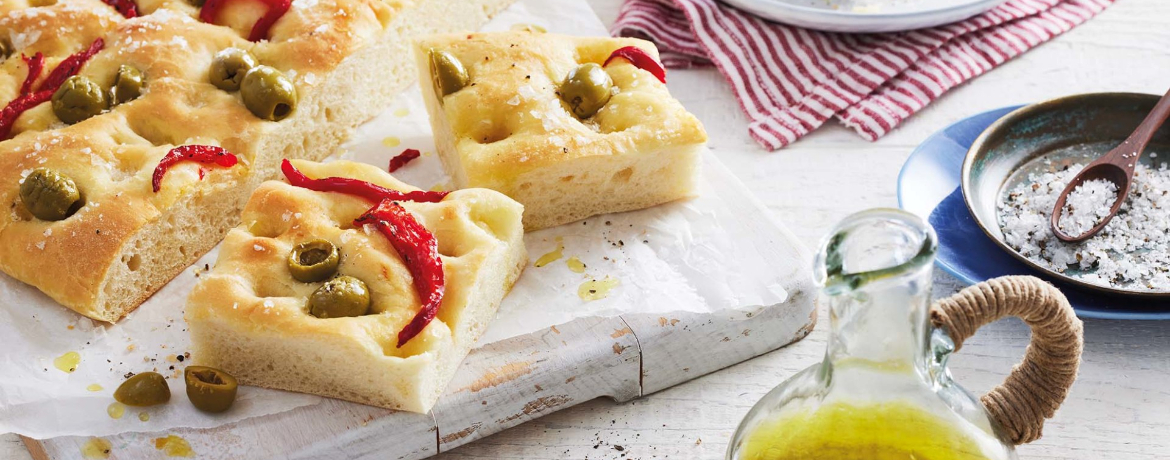 Antipasti-Focaccia für 4 Personen von lidl-kochen.de