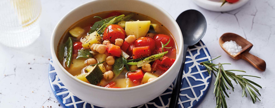 Gemüsesuppe mit Kichererbsen für 4 Personen von lidl-kochen.de