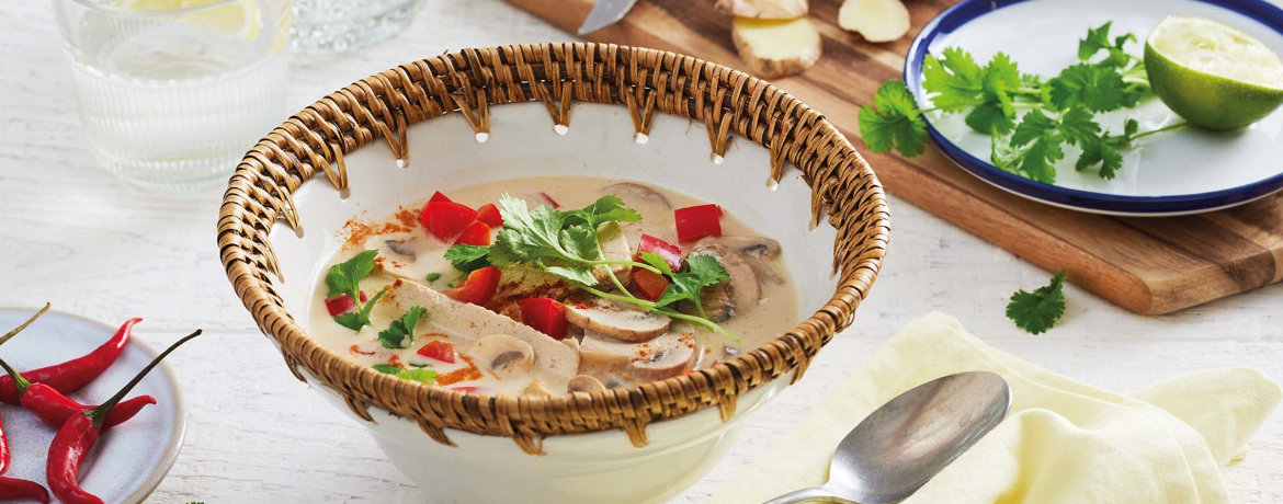 Thailändische Kokossuppe mit Tofu für 4 Personen von lidl-kochen.de