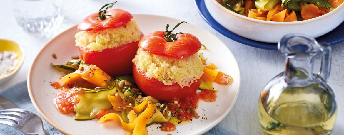 Gefüllte Tomaten &amp; Karottensalat - Rezept | LIDL Kochen