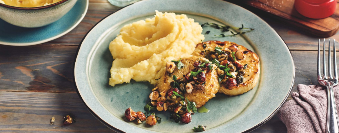 Gebackener Sellerie mit Kartoffelpüree für 4 Personen von lidl-kochen.de