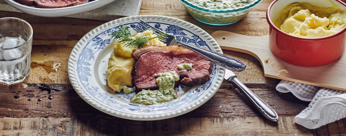 Sous-vide gegartes Roastbeef mit Remoulade für 8 Personen von lidl-kochen.de