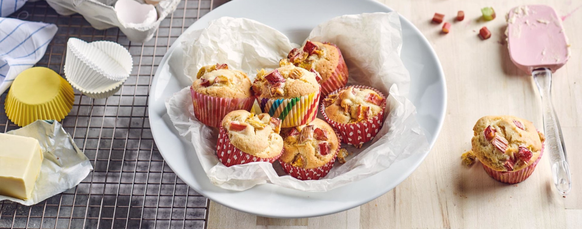 Rhabarber-Vanille-Muffins für 12 Personen von lidl-kochen.de