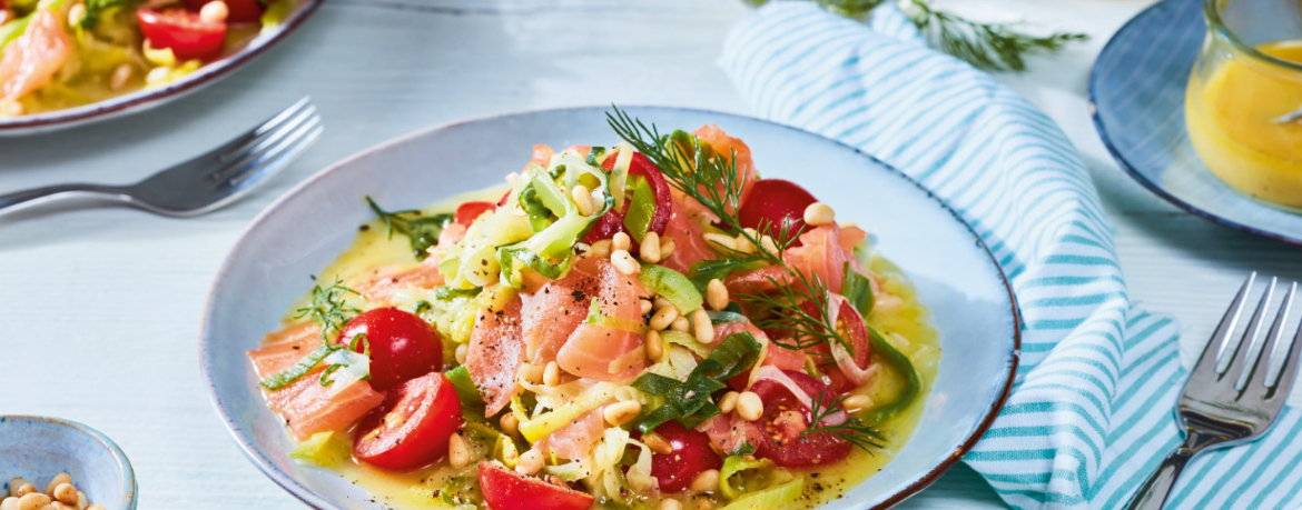 Porreesalat mit Räucherlachs für 4 Personen von lidl-kochen.de