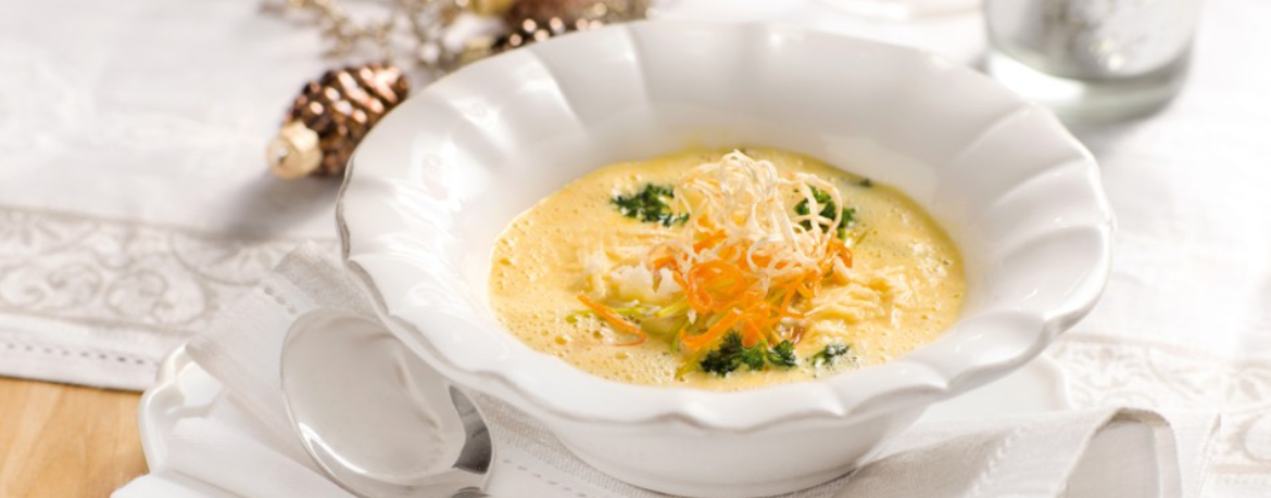 Parmesansuppe mit frittiertem Gemüse für 4 Personen von lidl-kochen.de