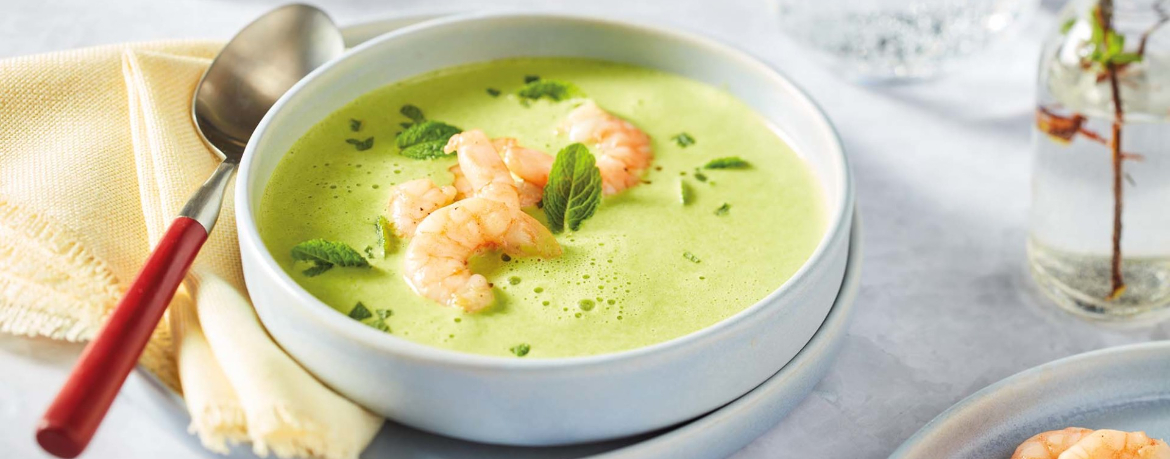 Erbsensuppe mit Garnelen für 4 Personen von lidl-kochen.de