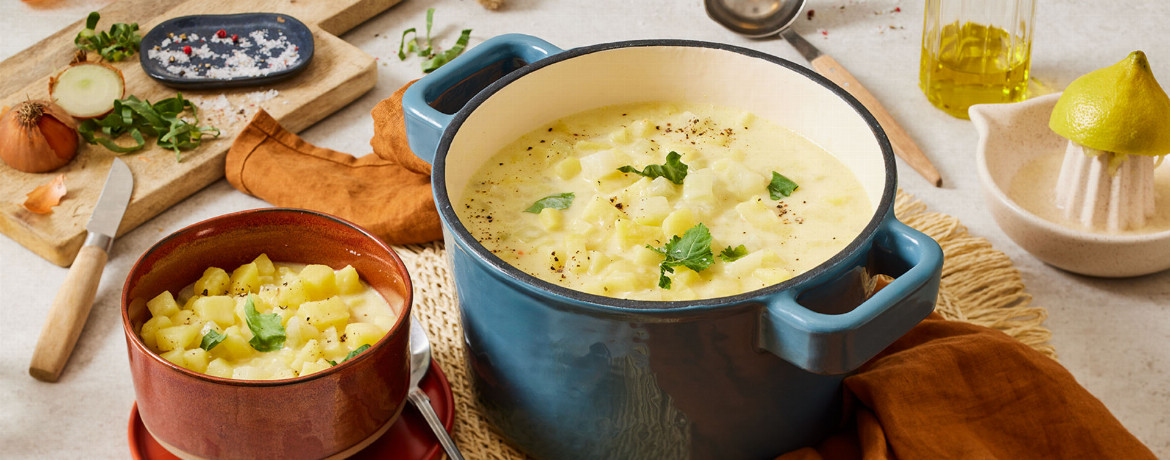 Kartoffel-Kohlrabi-Suppe mit Senf für 4 Personen von lidl-kochen.de
