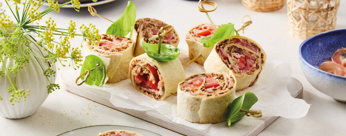 Tortilla-Wraps mit Serrano-Schinken und Tomaten-Creme für 4 Personen von lidl-kochen.de