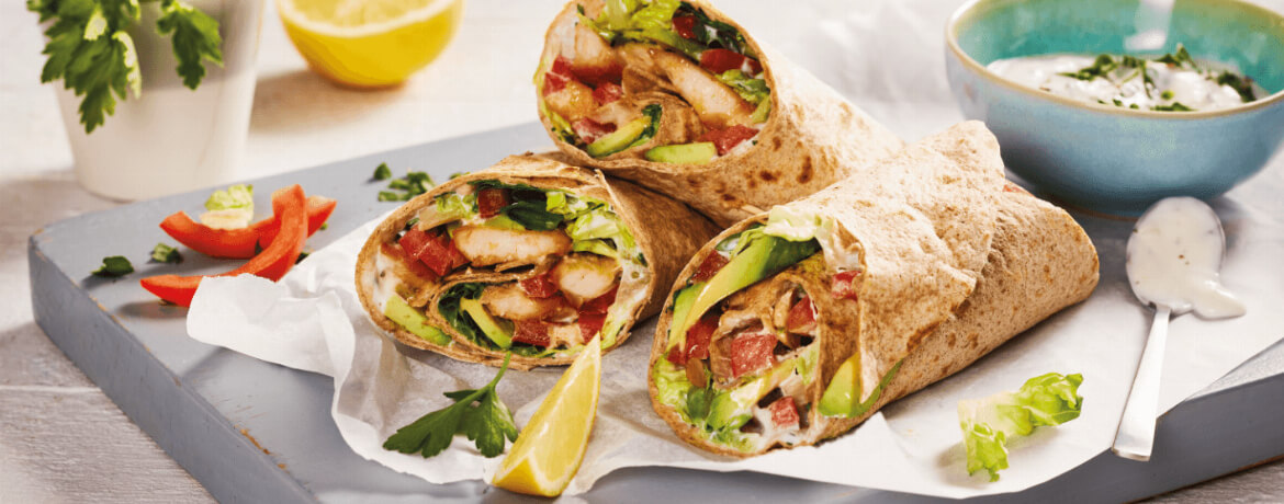 Hähnchenwraps für 4 Personen von lidl-kochen.de