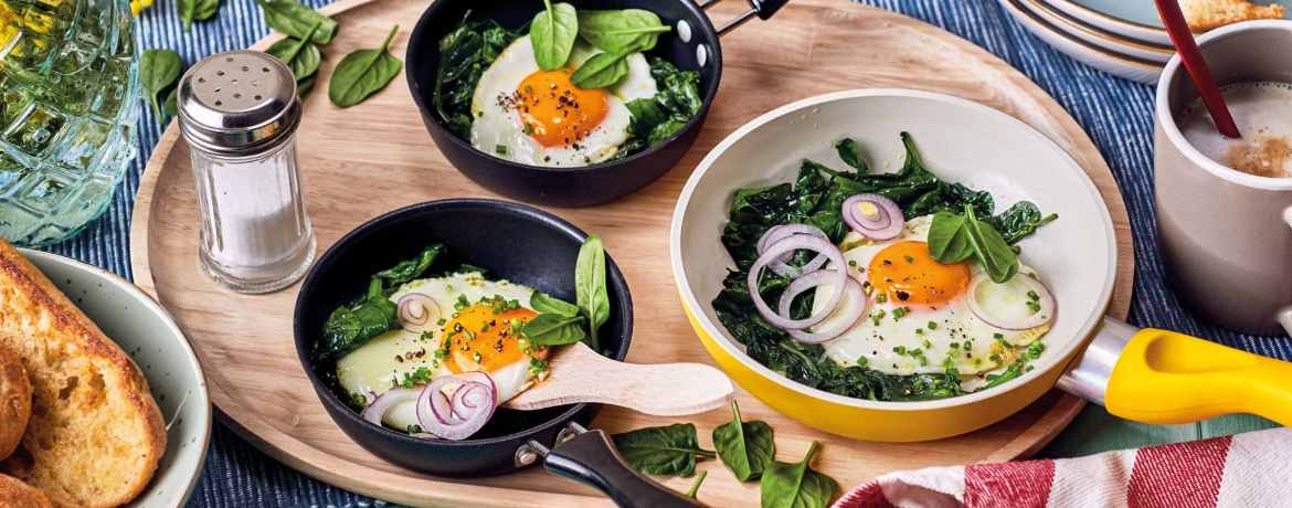 Spiegeleier mit Spinat für 4 Personen von lidl-kochen.de