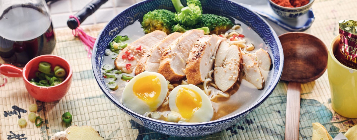 Schnelle Ramen mit Hähnchen für 4 Personen von lidl-kochen.de