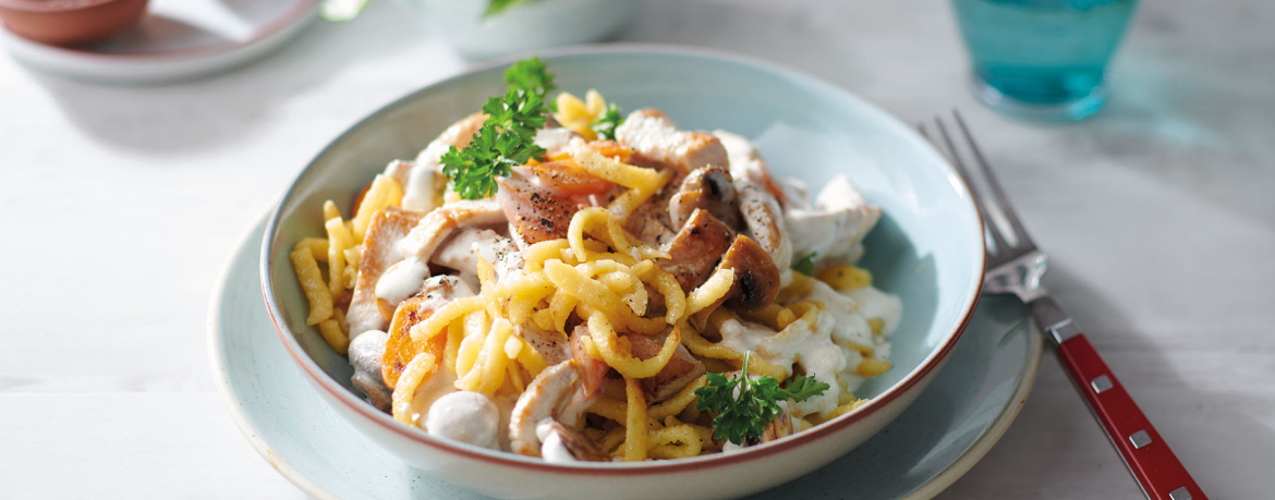 Putengeschnetzeltes mit Spätzle für 4 Personen von lidl-kochen.de