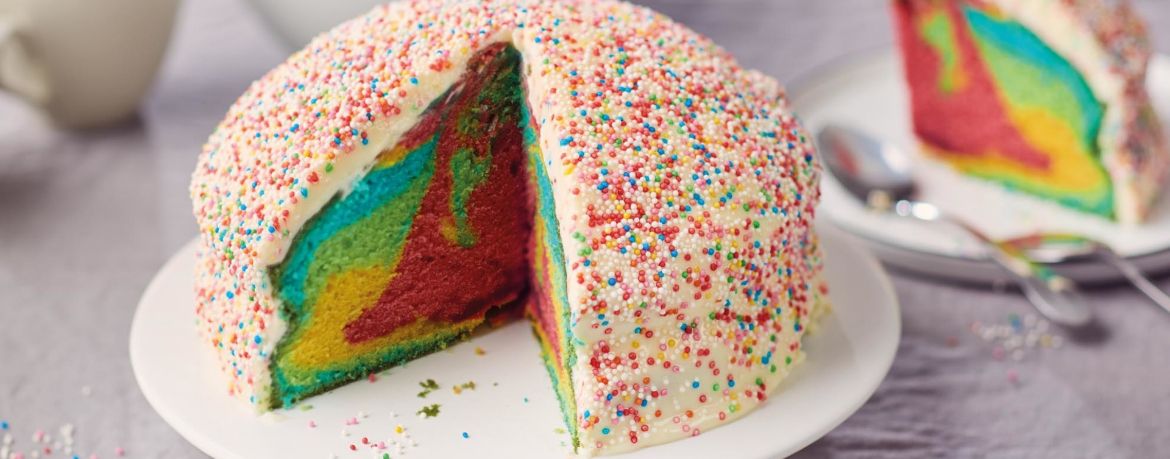 Regenbogenkuchen für 16 Personen von lidl-kochen.de