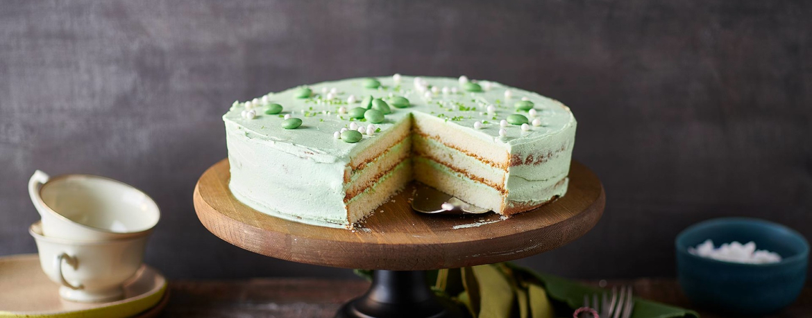 Grüner Kuchen zum St. Patrick&#39;s Day für 16 Personen von lidl-kochen.de
