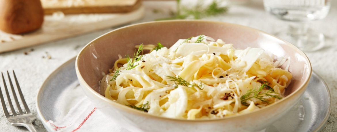 Cremige Bandnudeln mit Fenchel für 4 Personen von lidl-kochen.de