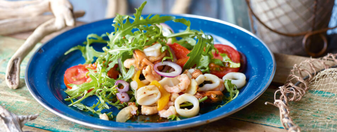 Salat mit Meeresfrüchten für 9 Personen von lidl-kochen.de