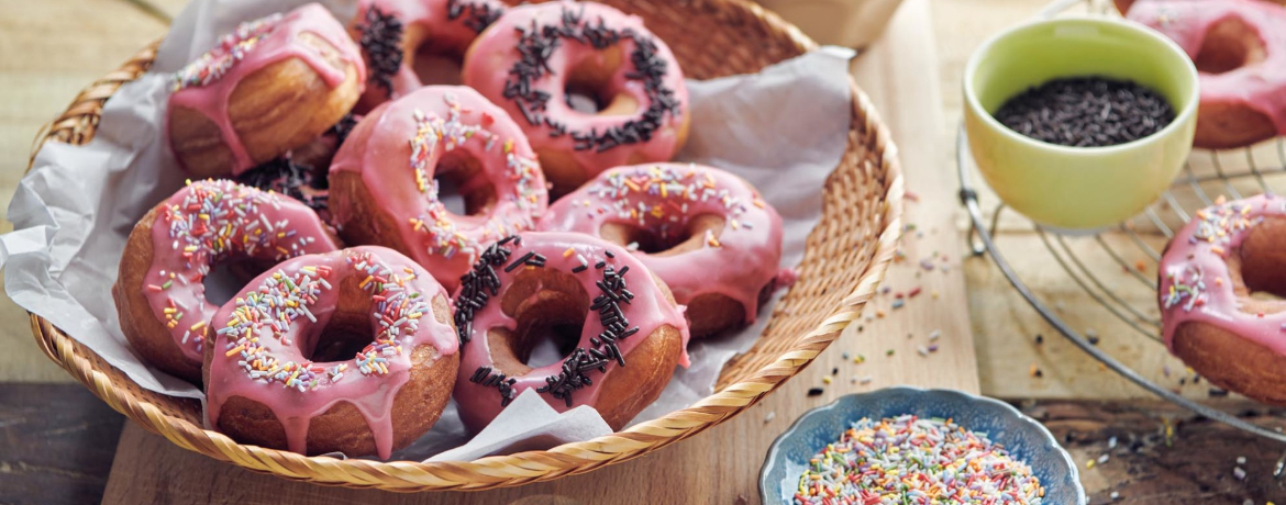 Grundrezept Donuts mit Zuckerguss für 12 Personen von lidl-kochen.de