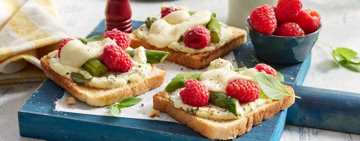 Spargel-Himbeer-Toast für 4 Personen von lidl-kochen.de