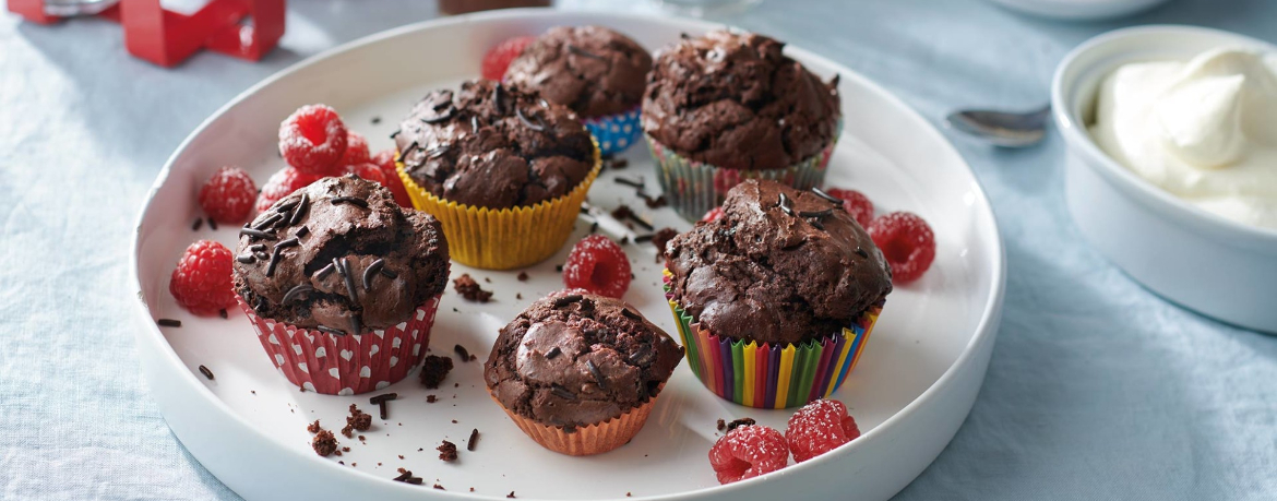 Schokoladenmuffins Grundrezept für 12 Personen von lidl-kochen.de