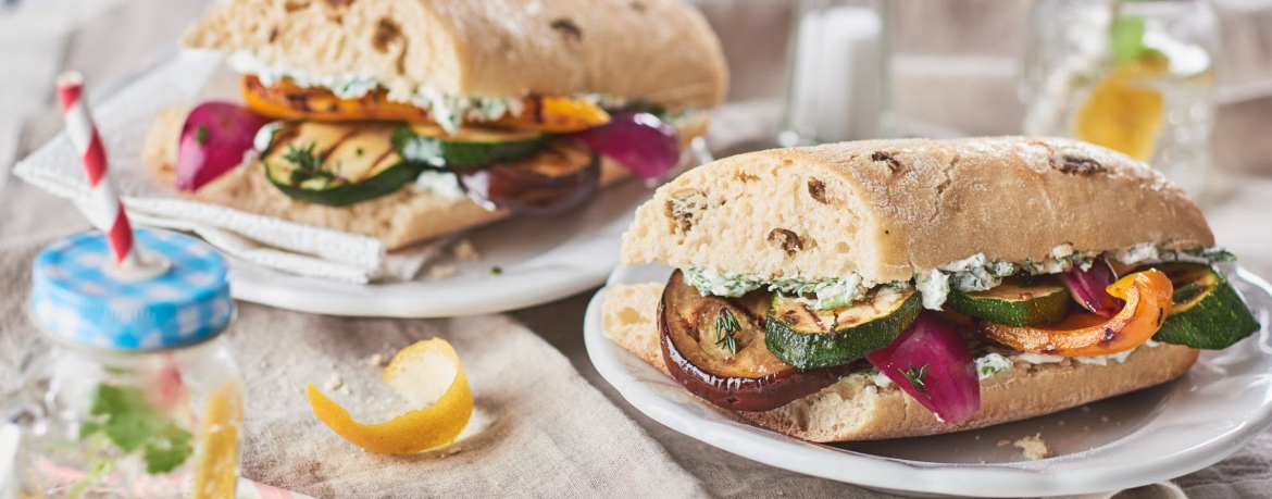 Sandwich mit Grillgemüse für 4 Personen von lidl-kochen.de