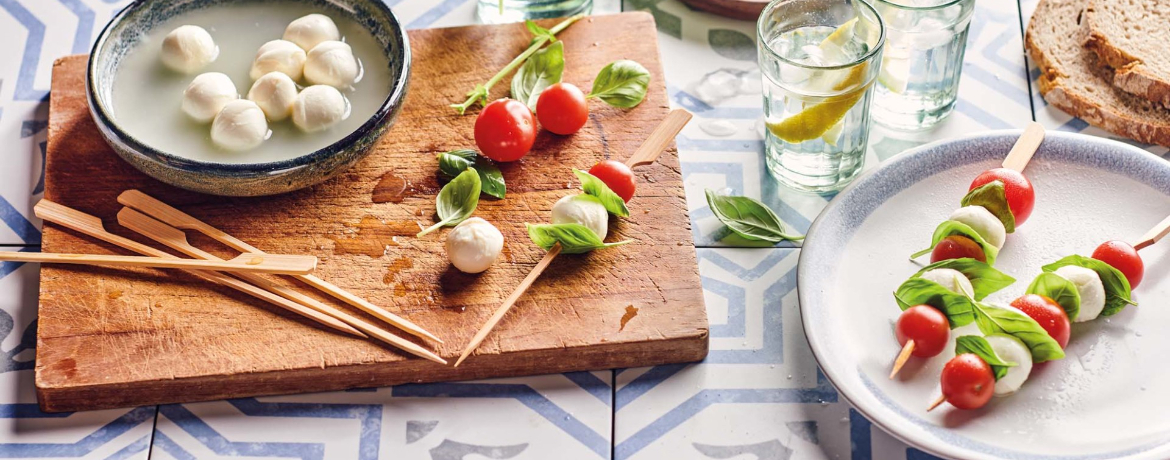 Tomaten-Mozzarella-Spieße für 4 Personen von lidl-kochen.de