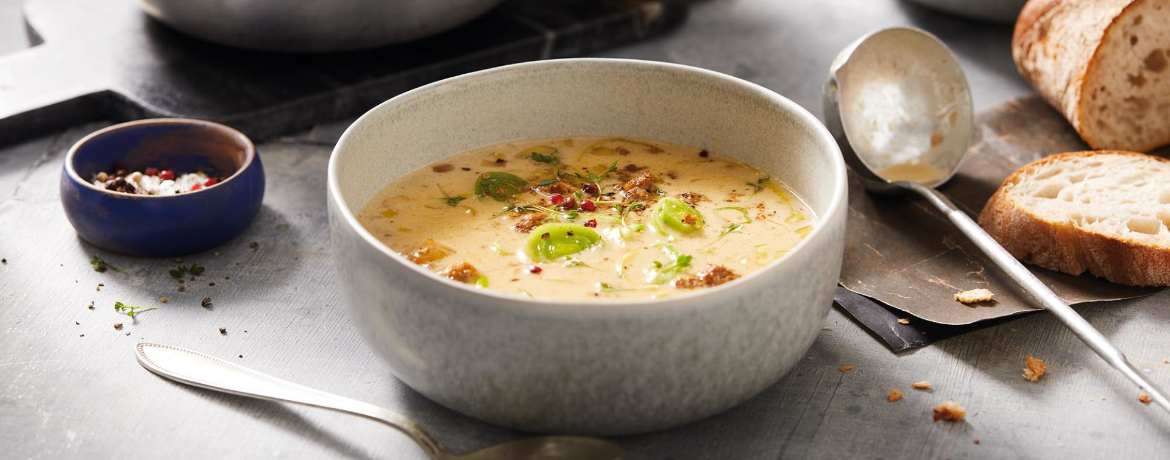 Vegane Lauch-Creme-Suppe für 4 Personen von lidl-kochen.de