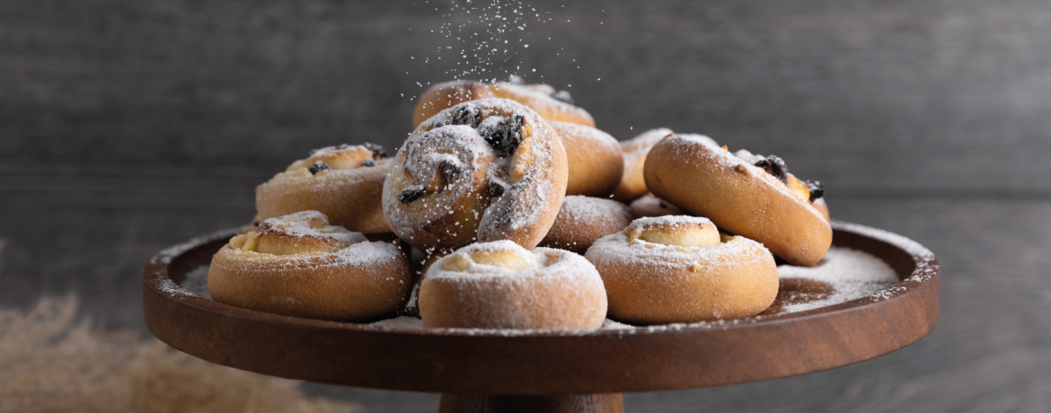 Pudding-Quarkschnecken für 24 Personen von lidl-kochen.de