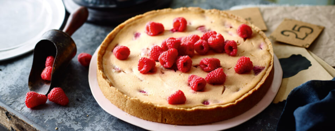 Veganer Cheesecake mit Himbeeren für 16 Personen von lidl-kochen.de