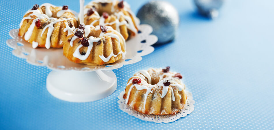 Zitronen-Gugelhüpfchen mit Cranberries für 9,5 Personen von lidl-kochen.de