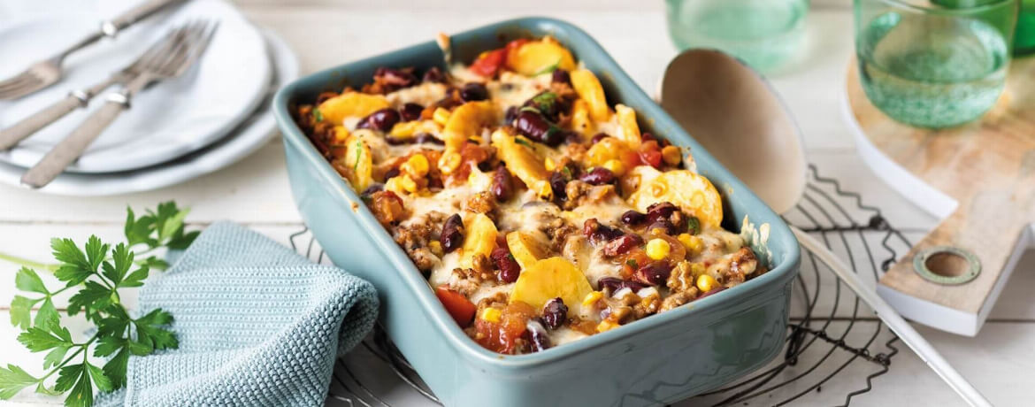 Chili-con-Carne-Auflauf für 4 Personen von lidl-kochen.de