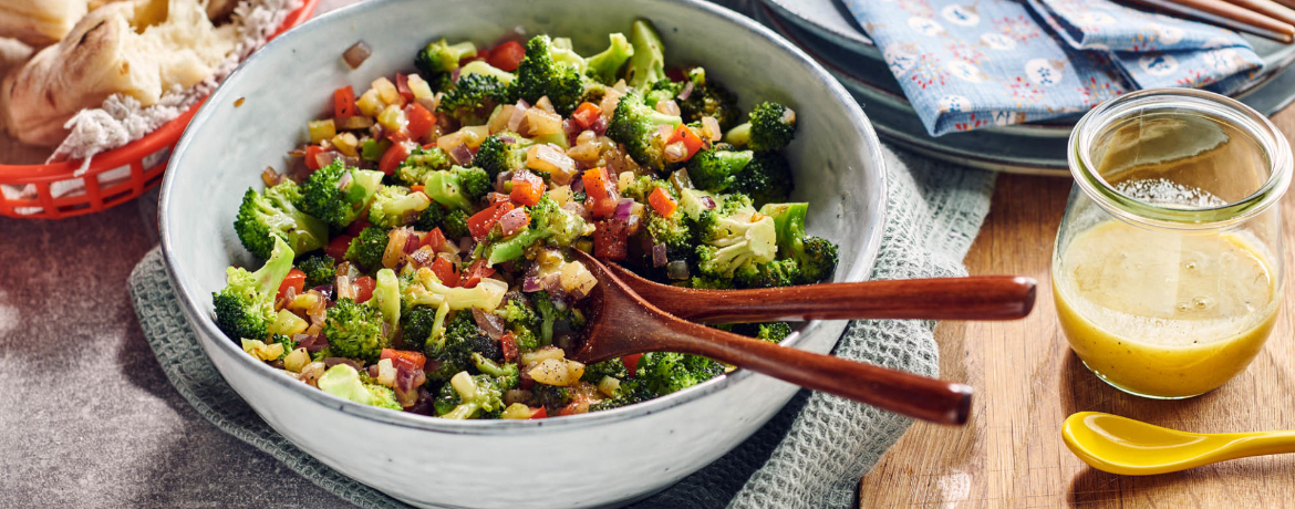 Brokkolisalat mit Paprika für 4 Personen von lidl-kochen.de