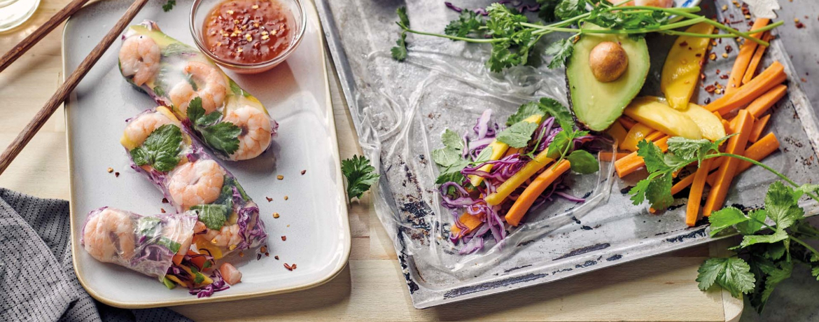 Bunte Sommerrollen mit Garnelen für 4 Personen von lidl-kochen.de