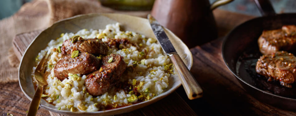 Balsamicofilet mit Pistazien-Risotto für 4 Personen von lidl-kochen.de