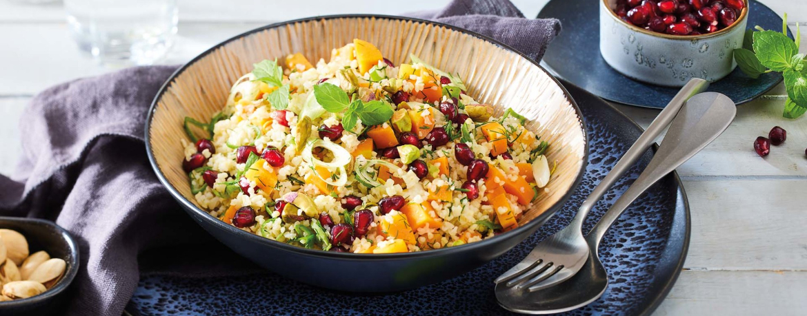 Bulgursalat mit Granatapfel - Rezept | LIDL Kochen