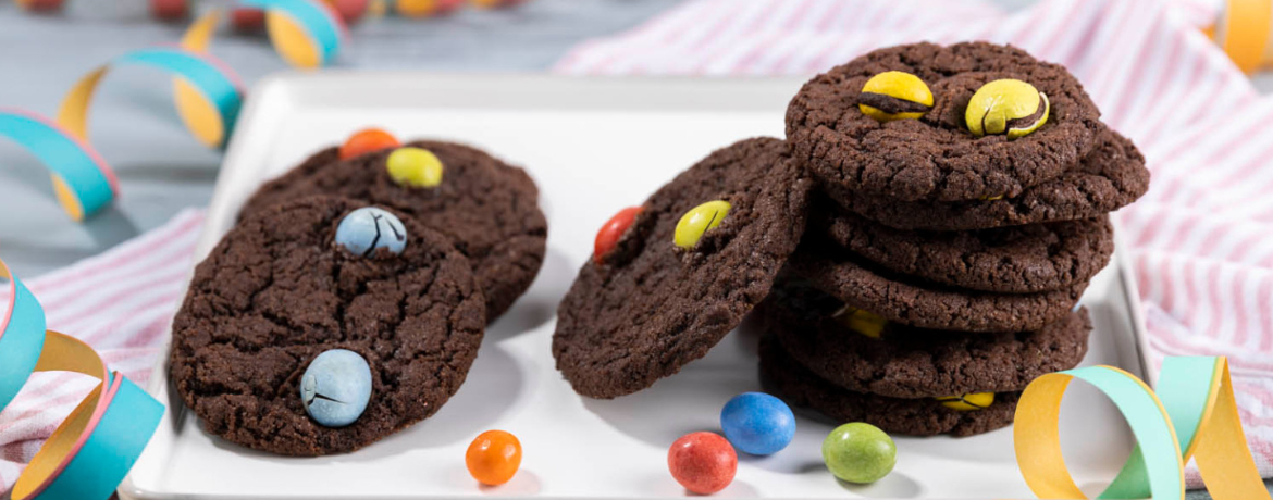 Schokoladencookies mit Erdnüssen für 16 Personen von lidl-kochen.de