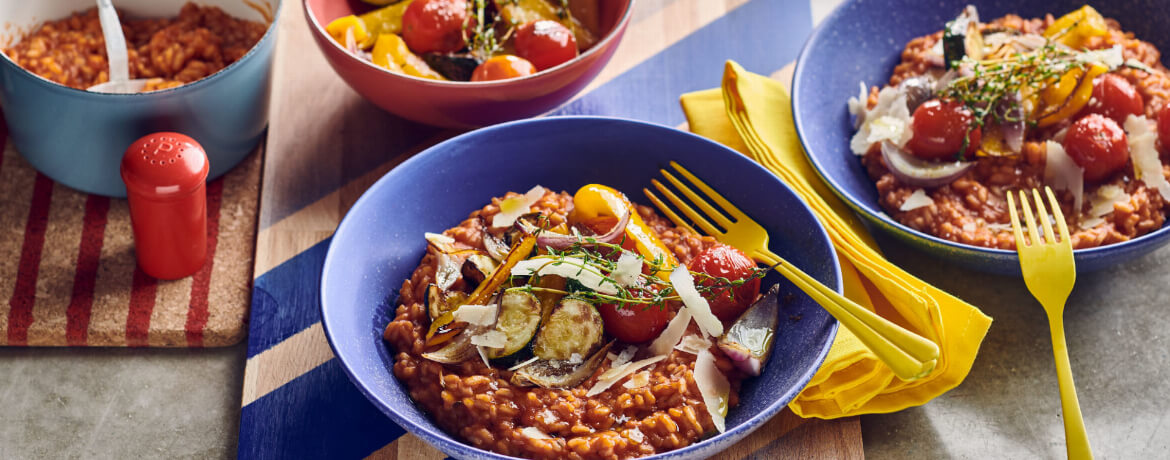 Tomatenrisotto mit mediterranem Gemüse - Rezept | LIDL Kochen