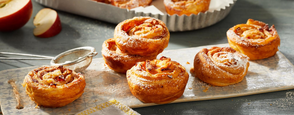 Apfel-Zimt-Schnecken aus der Muffinform für 12 Personen von lidl-kochen.de