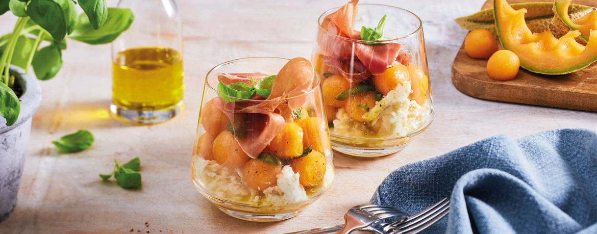 Melonen-Caprese mit Prosciutto für 4 Personen von lidl-kochen.de