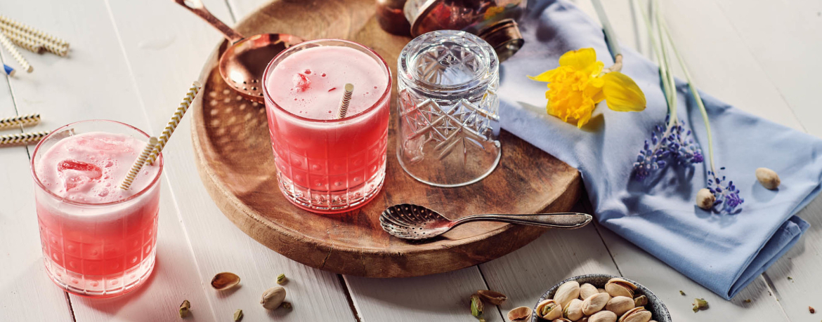 Vodka Sour mit Rhabarbersirup für 1 Personen von lidl-kochen.de