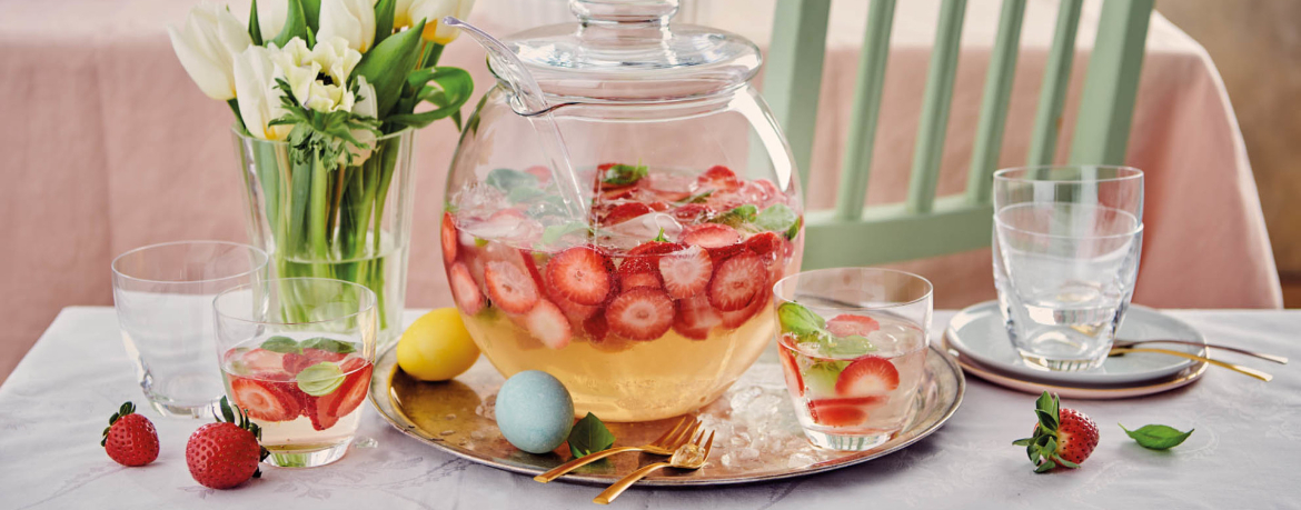 Erdbeer-Wermut-Bowle für 10 Personen von lidl-kochen.de