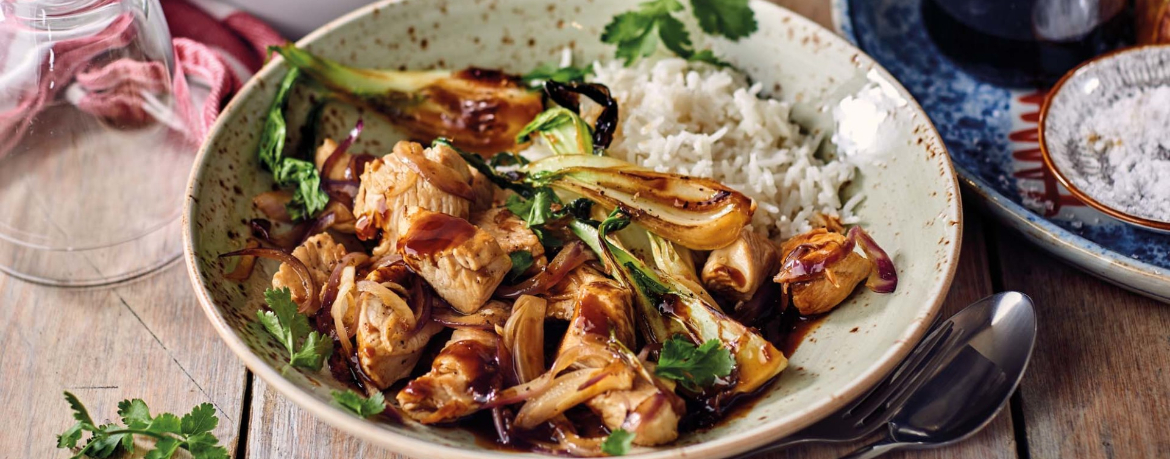 Putenbrust mit Teriyakisauce, Pak Choi und Kokosreis für 4 Personen von lidl-kochen.de