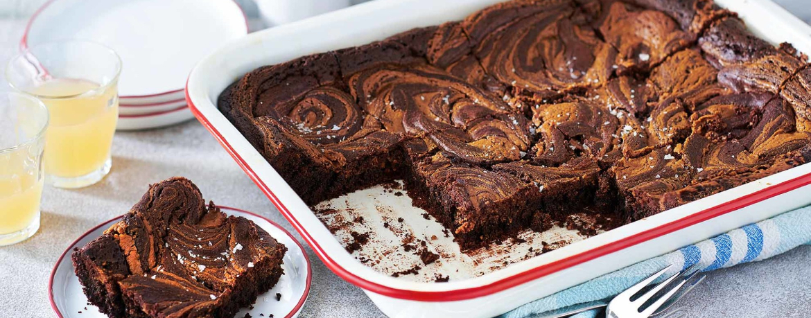 Erdnussbutter-Swirl-Brownies für 16 Personen von lidl-kochen.de