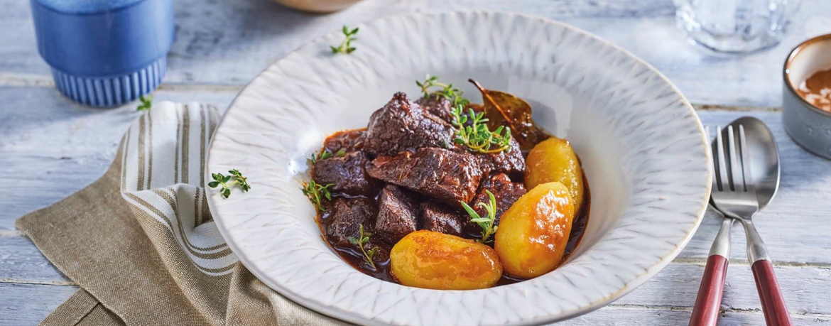 Schmortopf mit karamellisierten Kartoffeln für 4 Personen von lidl-kochen.de