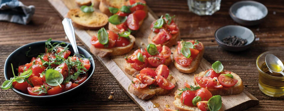 Klassische Bruschetta für 4 Personen von lidl-kochen.de