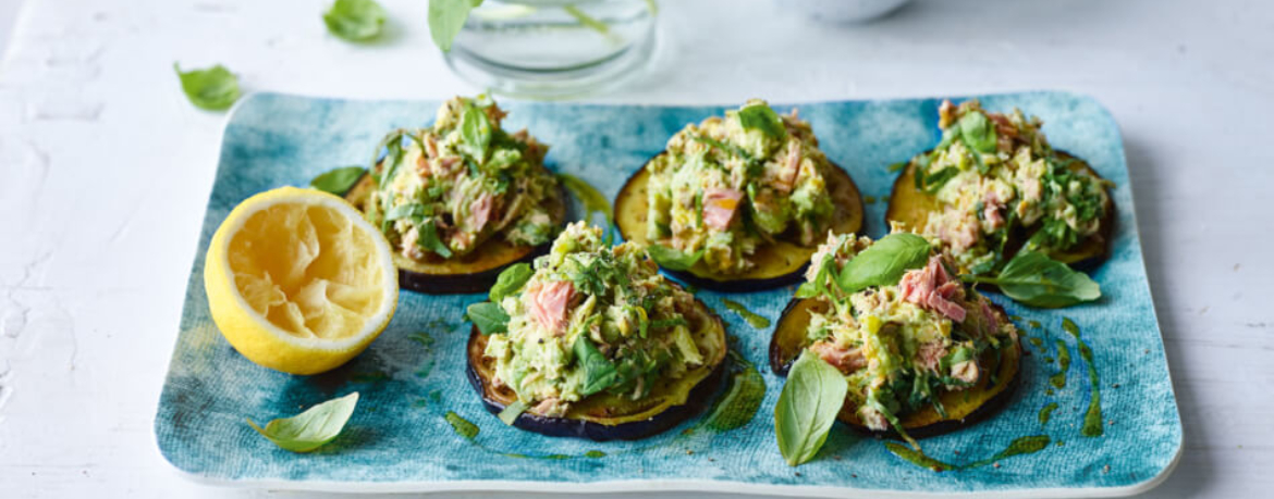 Aubergine mit Thunfisch-Avocado-Rillette für 4 Personen von lidl-kochen.de