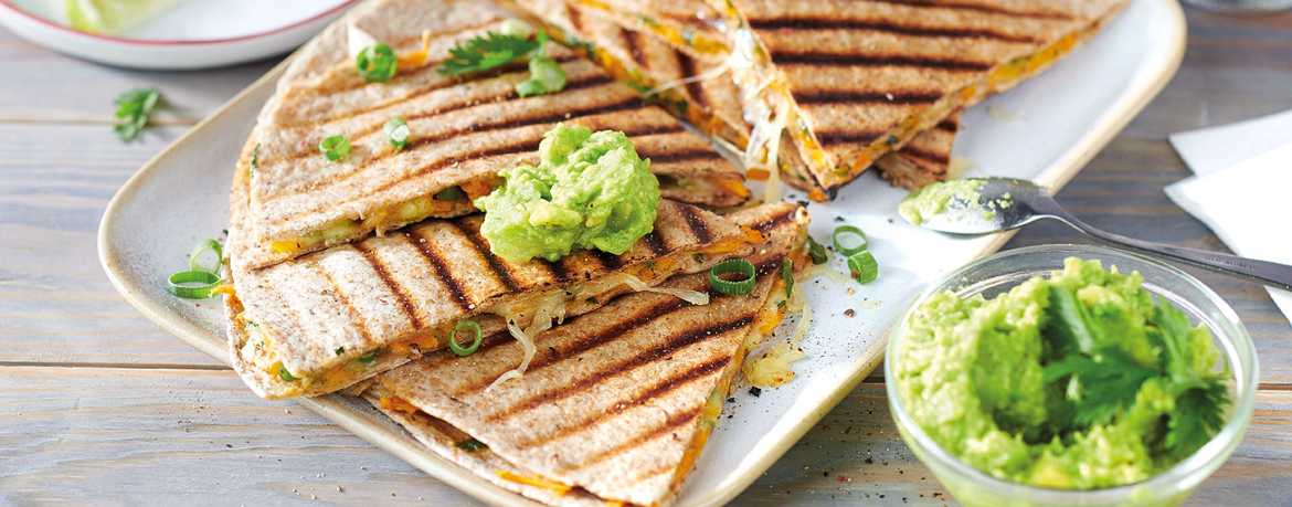 Vegetarische Quesadillas mit Guacamole für 4 Personen von lidl-kochen.de